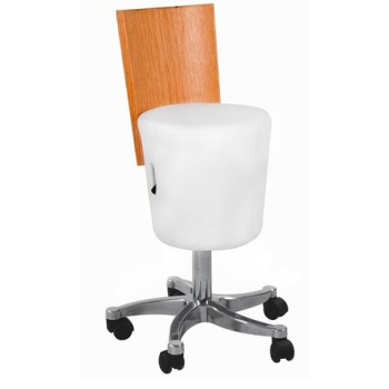 TABORET KOSMETYCZNY AZZURRO 028E BIAŁY